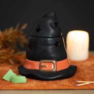 Bruciatore con tealight - Cappello da Strega - per olii essenziali e cera profumata