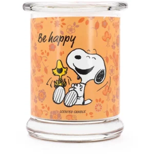 Candela profumata Peanuts 250 g - Be Happy