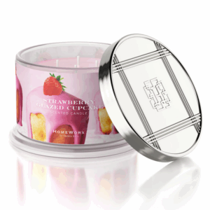 STRAWBERRY GLAZED CUPCAKE - Homeworx - 510gr