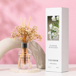 Diffurose con Fiori 100ml - Cocodor - Gelsomino Bianco