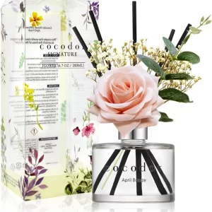 Cocodor Diffusore Rosa 200ml Fragranza Brezza di Aprile