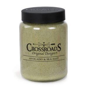 Candela profumata Crossroads 2 stoppini 737g - Avocado & Sea Salt