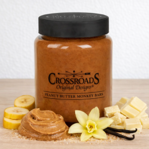 Candela profumata Crossroads 2 stoppini in vetro 737g - Peanut Butter Monkey Bars