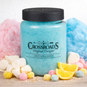 Candela profumata Crossroads 2 stoppini in vetro 737g - Cotton Candy