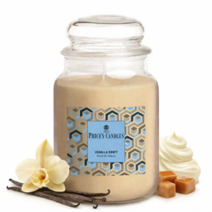 Candela Profumata Vanilla Drift – Price’s Candles - 560gr