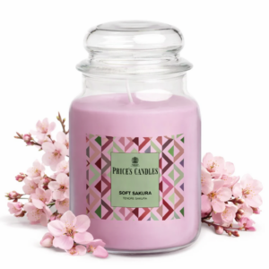 Candela Profumata Soft Sakura – Price’s Candles - 560gr
