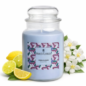 Candela Profumata Fresh Clouds – Price’s Candless - 560gr