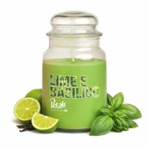 PETALI CANDLES – Candela Profumata Lime & Basil (510 g)