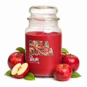 PETALI CANDLES – Candela Profumata Mele Rosse (510 g)