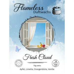 FRESH CLOUD - FLAMELESS Cera Profumata - 70gr