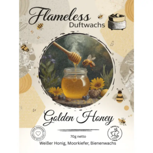 GOLDEN HONEY - FLAMELESS Cera Profumata - 70gr