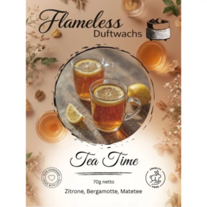 TEA TIME  - FLAMELESS Cera Profumata - 70gr