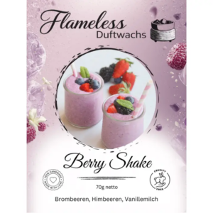 BERRY SHAKE - FLAMELESS Cera Profumata - 70gr