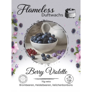 BERRY VIOLETTE - FLAMELESS Cera Profumata - 70gr