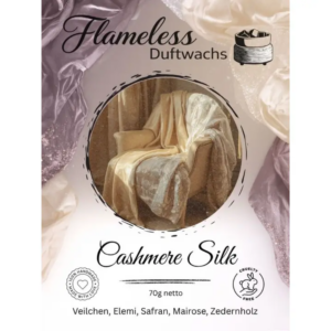 CASHMERE SILK - FLAMELESS Cera Profumata - 70gr