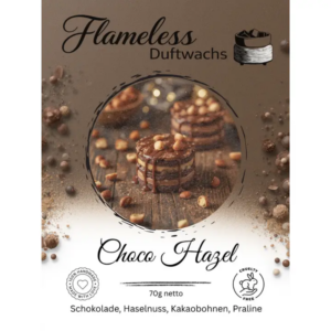 CHOCO HAZEL - FLAMELESS Cera Profumata - 70gr