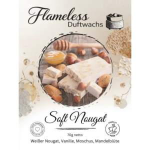 SOFT NOUGAT - FLAMELESS Cera Profumata - 70gr