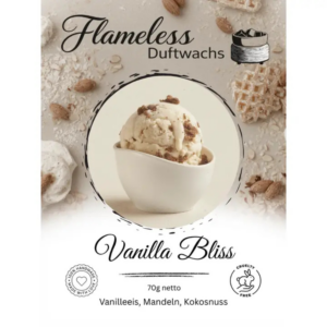 VANILLA BLISS - FLAMELESS Cera Profumata - 70gr