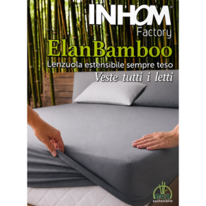 LENZUOLO CON ANGOLI ELANBAMBOO - InHome Factory - 2 PIAZZE