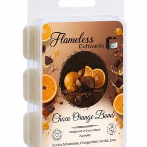 CHOCO ORANGE BOMB - FLAMELESS Cera Profumata - 70gr