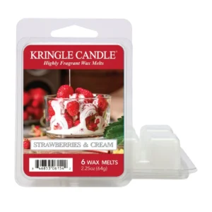 Kringle Candle Strawberries & Cream  – Cera profumata