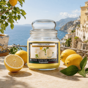THD Vegetal Candle 385 gr Crema Di Limone