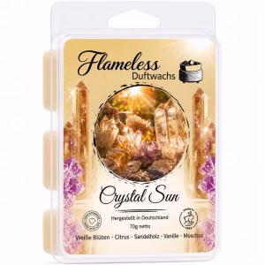 CRYSTAL SUN - FLAMELESS Cera Profumata - 70gr