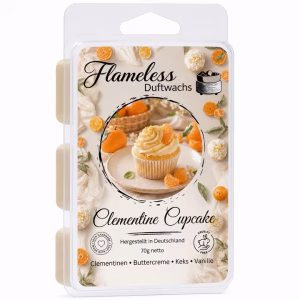 CLEMENTINE CUPCAKE - FLAMELESS Cera Profumata - 70gr