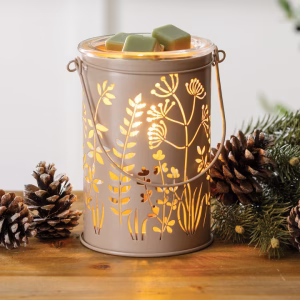 Bruciaessenze BOTANICAL GLOW- Candle Warmers con lampadina riscaldante per cera profumata