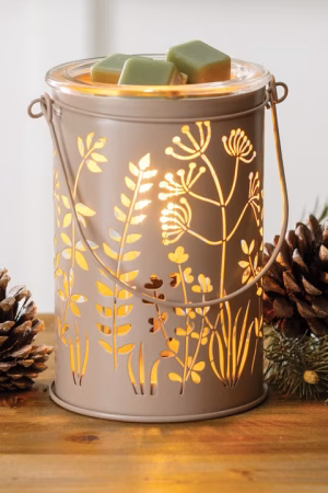 Bruciaessenze BOTANICAL GLOW- Candle Warmers con lampadina riscaldante per cera profumata