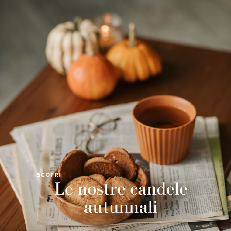 Candele profumate autunnali