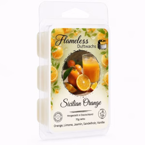 SICILIAN ORANGE - FLAMELESS Cera Profumata - 70gr