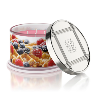 BERRY PUMPKIN WAFFLES Candela profumata 4 stoppini HOMEWORX 510gr