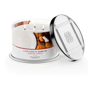 COCONUT BIRCH Candela profumata 4 stoppini HOMEWORX 510gr