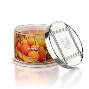 FARMSTAND PUMPKIN Candela profumata 4 stoppini HOMEWORX 510gr