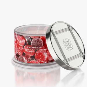 FROSTED BERRY GUMDROP Candela profumata 4 stoppini HOMEWORX 510gr