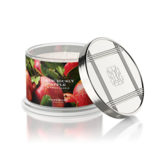 DELICIOUSLY APPLE Candela profumata 4 stoppini HOMEWORX 510gr