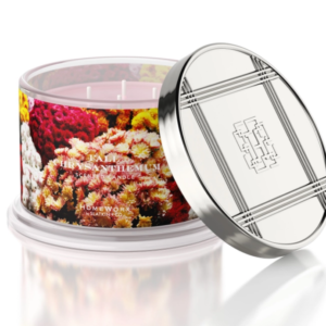 FALL CHRYSANTHEMUM Candela profumata 4 stoppini HOMEWORX 510gr