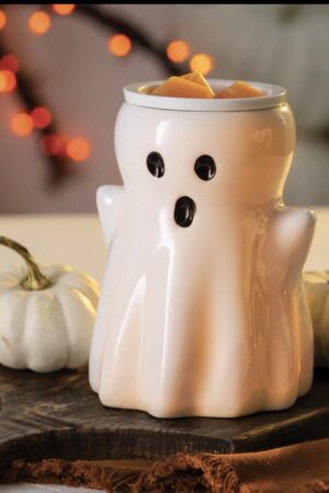 Bruciaessenze GHOST Candle Warmers con lampadina riscaldante per cera profumata