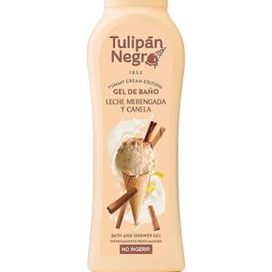 Latte Meringata e Cannella - Gel da Bagno - 650 ml - Tulipan Negro