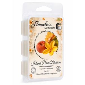 ISLAND PEACH BLOSSOM - FLAMELESS Cera Profumata - 70gr