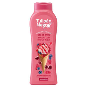 Yogurt con Frutti Rossi - Gel da Bagno - 650 ml - Tulipan Negro