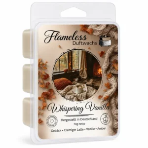 WHISPERING VANILLA - FLAMELESS Cera Profumata - 70gr