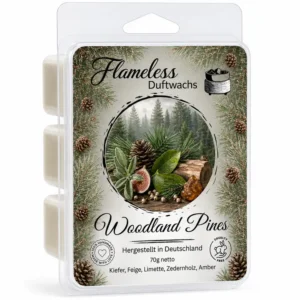 WOODLAND PINES - FLAMELESS Cera Profumata - 70gr