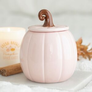 Bruciatore per olio alla zucca riccia rosa