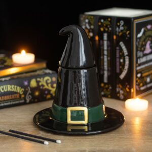 Bruciatore di Oli Cappello da Strega Nero