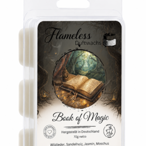 BOOK OF MAGIC - FLAMELESS Cera Profumata - 70gr