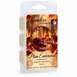 PLUM EMBERWOOD – FLAMELESS Cera Profumata – 70gr